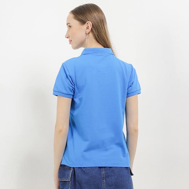 Hush Puppies Pakaian Wanita Ardyne Polo In Blue