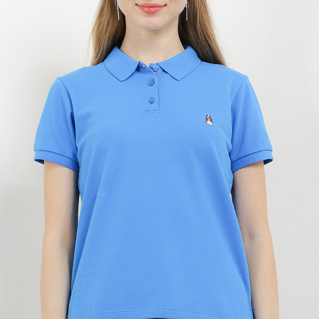Hush Puppies Pakaian Wanita Ardyne Polo In Blue