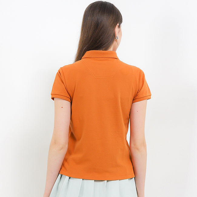 Hush Puppies Pakaian Wanita Bsc Ardyne Polo In Camel