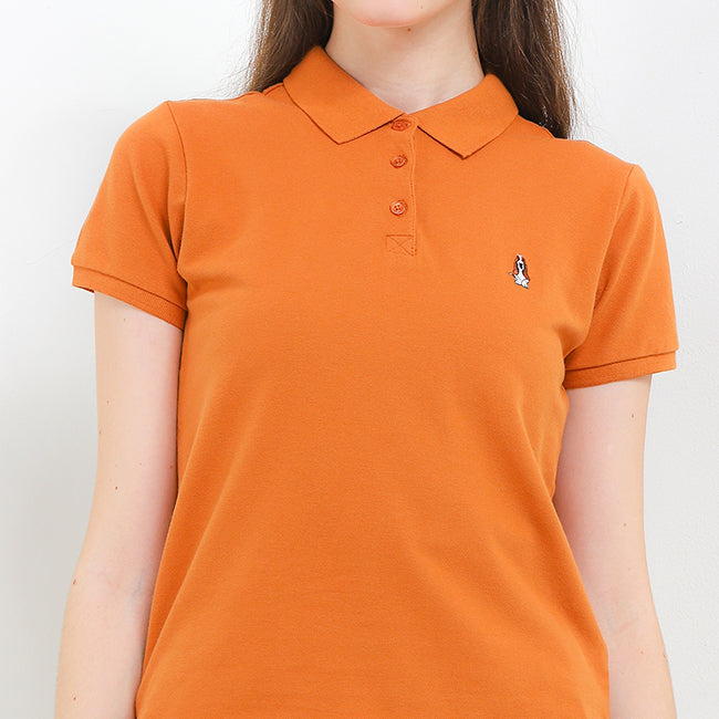 Hush Puppies Pakaian Wanita Bsc Ardyne Polo In Camel