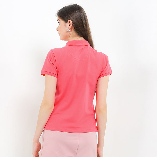 Hush Puppies Pakaian Wanita Bsc Ardyne Polo In Dusty Pink