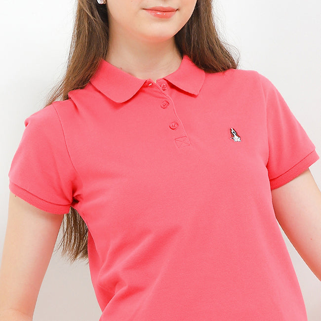 Hush Puppies Pakaian Wanita Bsc Ardyne Polo In Dusty Pink