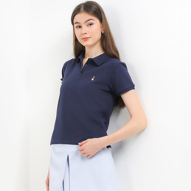Hush Puppies Pakaian Wanita Bsc Ardyne Polo In Navy