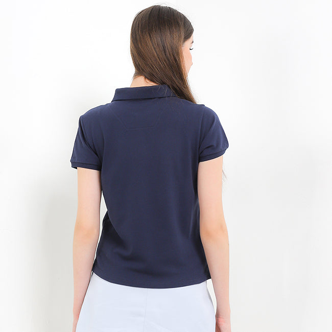 Hush Puppies Pakaian Wanita Bsc Ardyne Polo In Navy