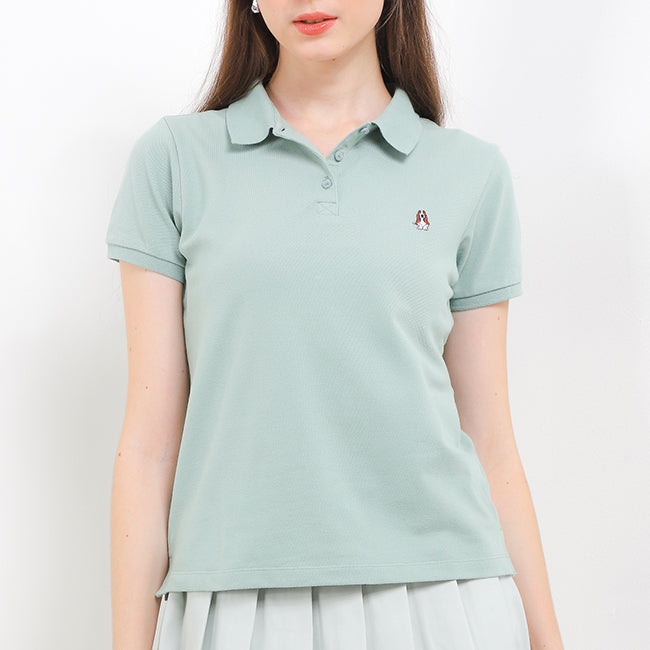 Hush Puppies Pakaian Wanita Bsc Ardyne Polo In Sage