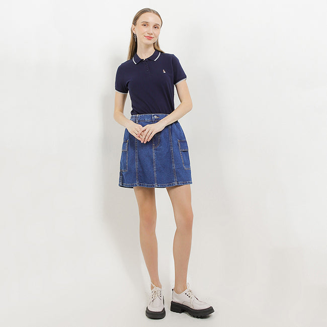 Hush Puppies Pakaian Wanita Cordella Polo In Navy