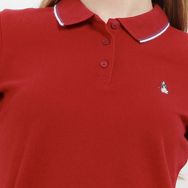Hush Puppies Pakaian Wanita Cordella Polo In Red