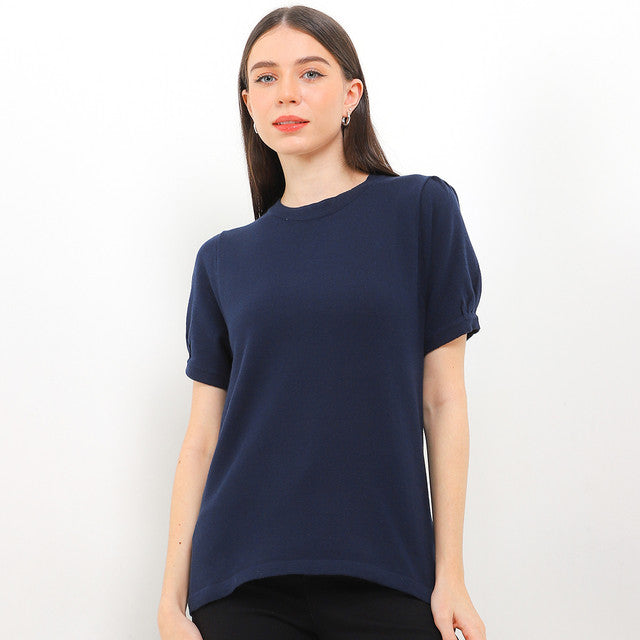 Hush Puppies Pakaian Wanita T Shirt Cny Entalni In Navy