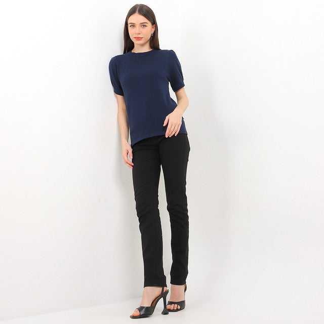 Hush Puppies Pakaian Wanita T Shirt Cny Entalni In Navy