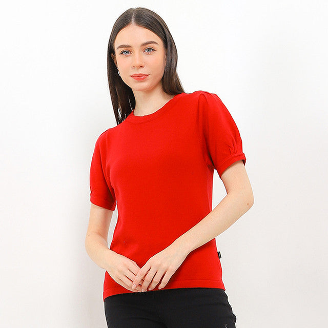 Hush Puppies Pakaian Wanita T Shirt Cny Entalni In Red
