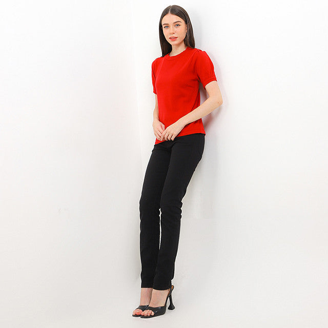 Hush Puppies Pakaian Wanita T Shirt Cny Entalni In Red