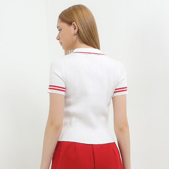 Felicia Polo In White