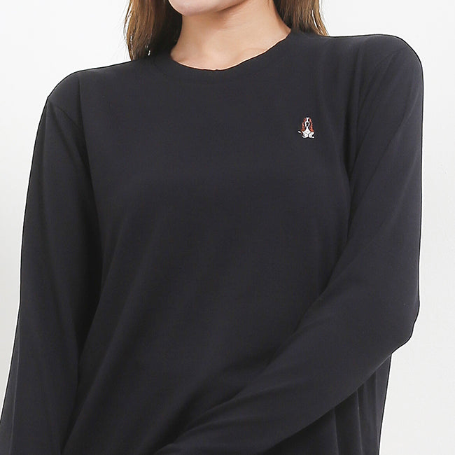 Hush Puppies Pakaian Wanita T Shirt Bsc Cember In Black