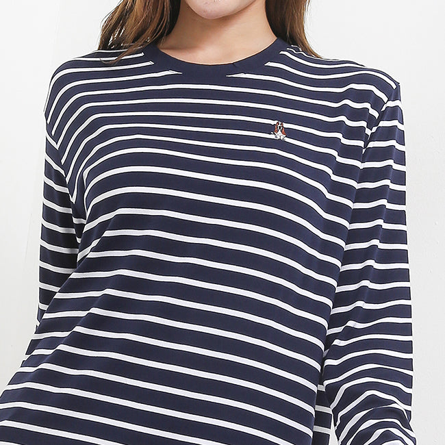 Hush Puppies Pakaian Wanita T Shirt Bsc Cember In Navy