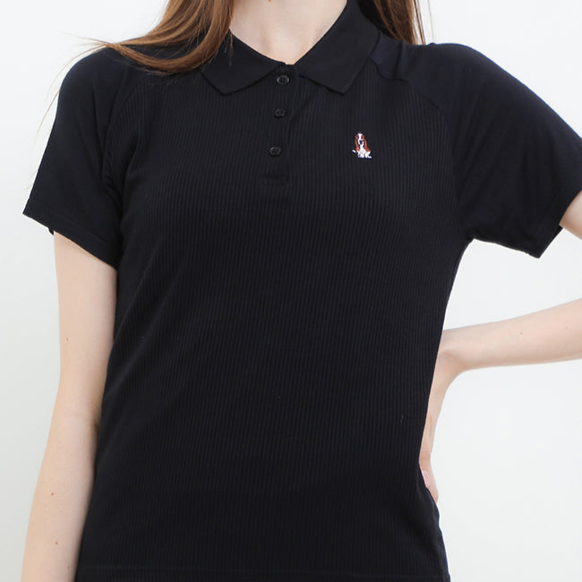 Bsc Polyn Ss Polo In Black