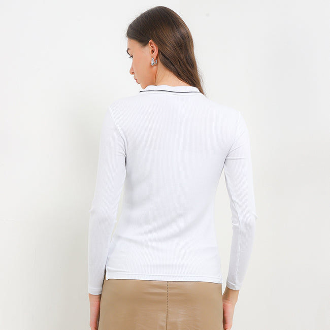 Polyn Ls Polo In White