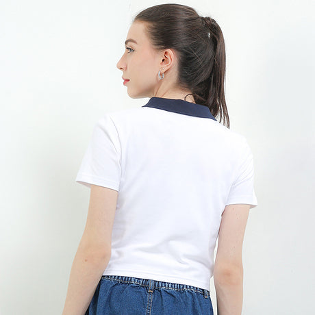 Leighton Polo In White