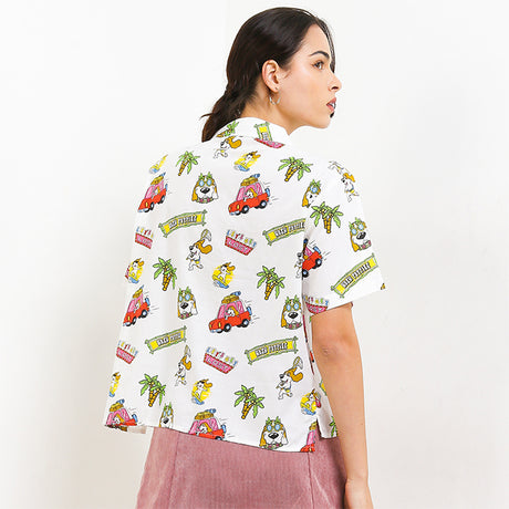 Hush Puppies Pakaian Kemeja Wanita Ciaran In White