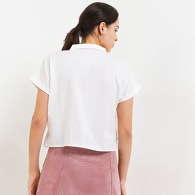 Hush Puppies Pakaian Kemeja Wanita Coraima In White