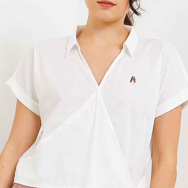 Hush Puppies Pakaian Kemeja Wanita Coraima In White