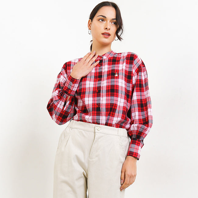 Hush Puppies Pakaian Kemeja Wanita Choa In Red