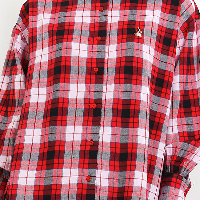 Hush Puppies Pakaian Kemeja Wanita Choa In Red