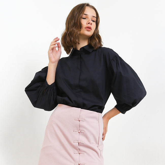 Hush Puppies Pakaian Kemeja Wanita Dc Palvin In Black