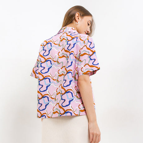 Hush Puppies Pakaian Wanita Shirt Vida In Pink