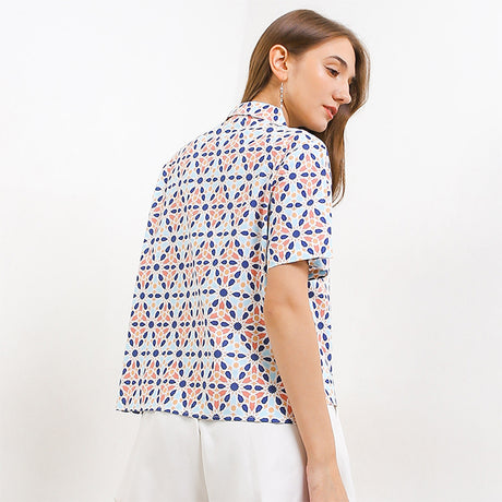 Hush Puppies Pakaian Wanita Shirt Kabina In Coral