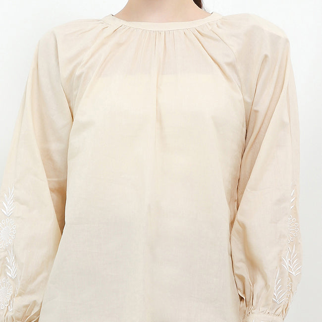 Hush Puppies Pakaian Wanita Blouse Ugur In Khaki
