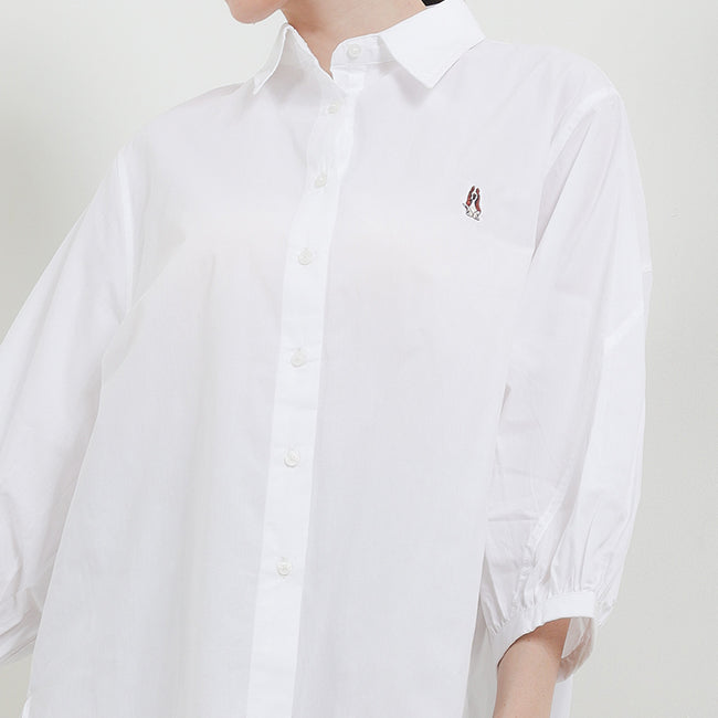 Hush Puppies Pakaian Wanita Shirt Clarity Puff In White
