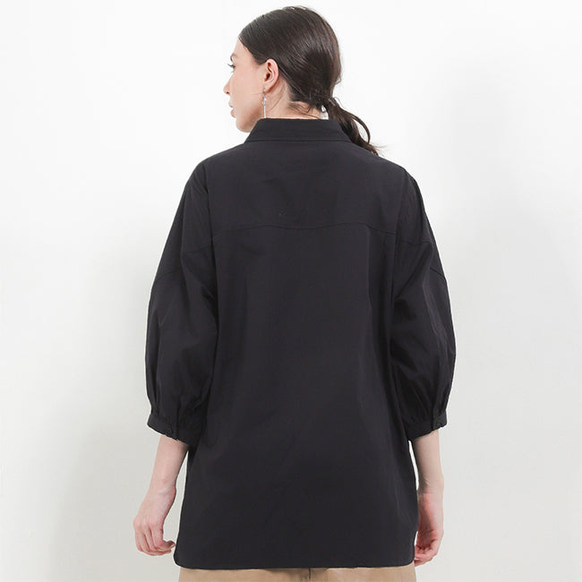 Hush Puppies Pakaian Wanita Shirt Clarity Puff In Black