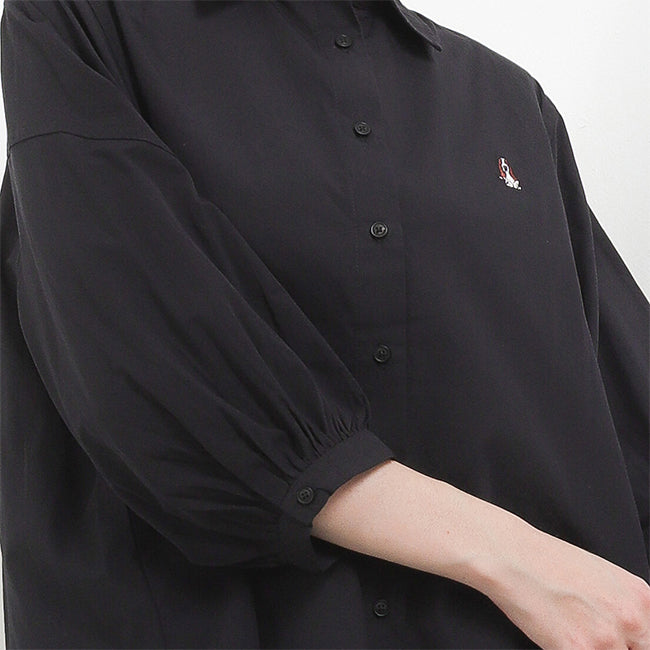 Hush Puppies Pakaian Wanita Shirt Clarity Puff In Black