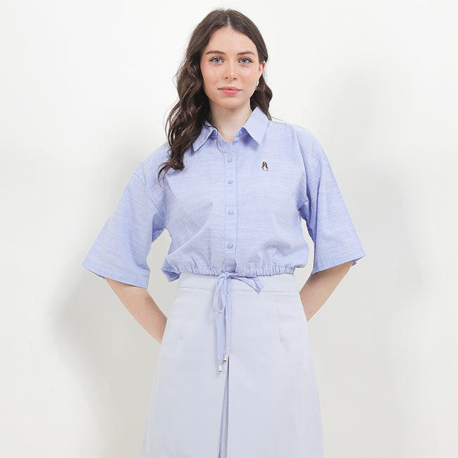 Hush Puppies Pakaian Wanita Shirt Skylite In Blue