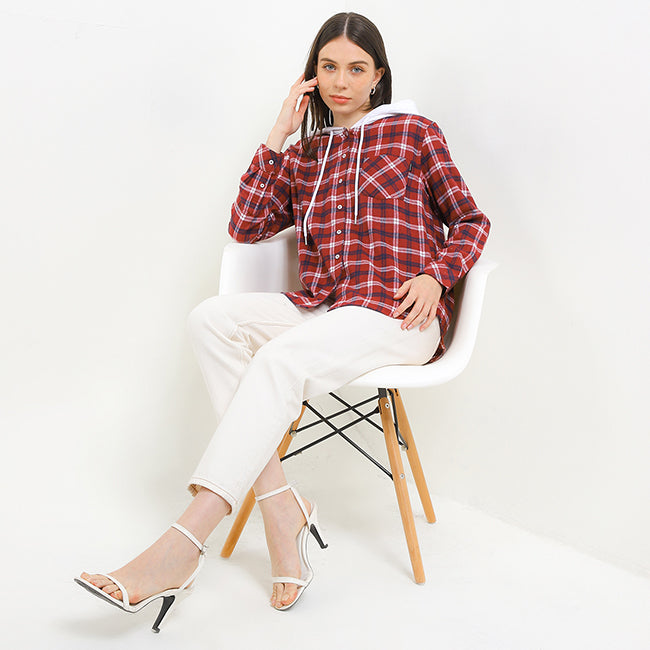 Hush Puppies Pakaian Wanita Shirt 90S Hlola In Red