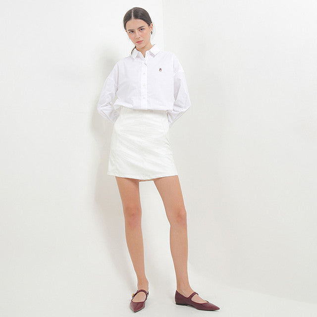 Hush Puppies Pakaian Wanita Shirt Letitia Solid In White