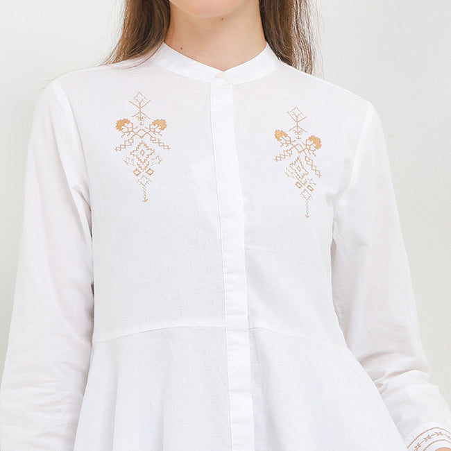 Hush Puppies Pakaian Wanita Shirt Nc Delika In Off White