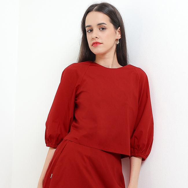 Hush Puppies Women Tops Cny Alegra Ss In Red