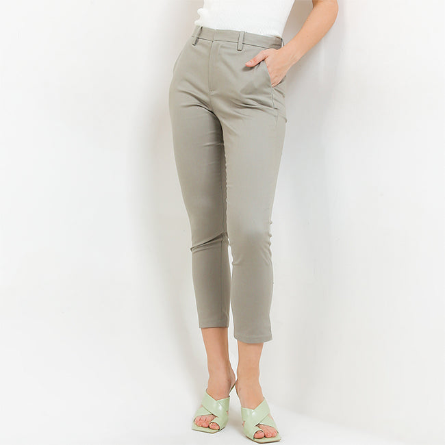Hush Puppies Pakaian Wanita Long Pants Anila In Light Olive
