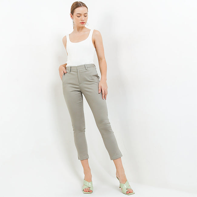 Hush Puppies Pakaian Wanita Long Pants Anila In Light Olive