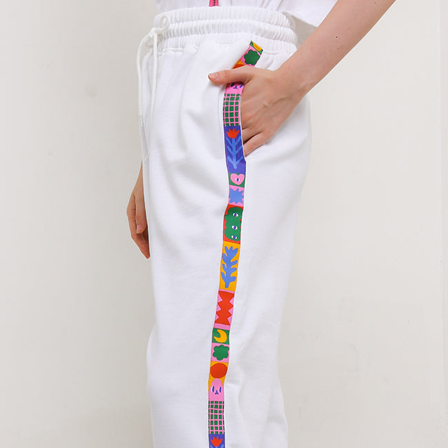 Hush Puppies Pakaian Wanita Long Pants Liunic Lafiny In Off White