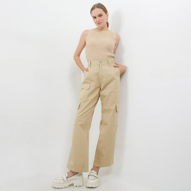 Hush Puppies Pakaian Wanita Pants Tacy In Khaki