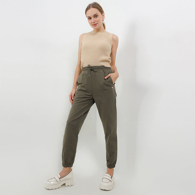 Hush Puppies Pakaian Wanita Jogger Bsc Benita In Olive
