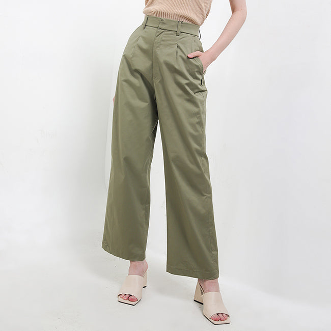 Hush Puppies Pakaian Wanita Pants 955 Limona In Olive