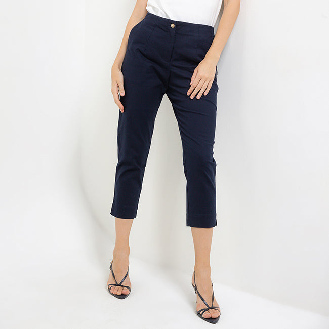 Hush Puppies Pakaian Wanita Pants Nikola Slim In Navy