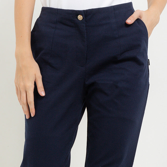 Hush Puppies Pakaian Wanita Pants Nikola Slim In Navy