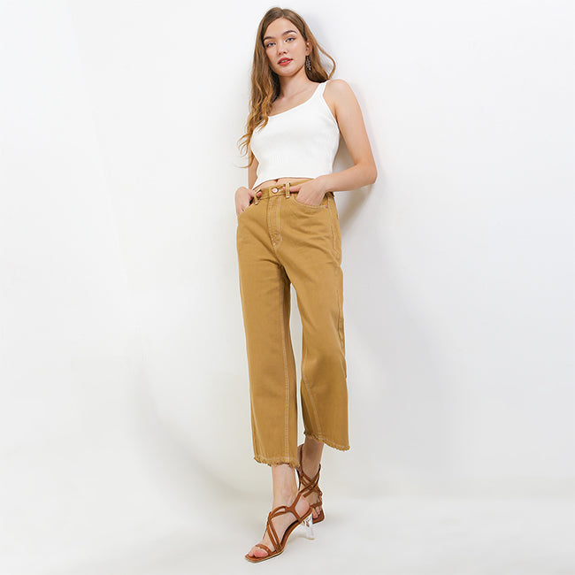Hush Puppies Pakaian Denim Wanita Averil In Beige