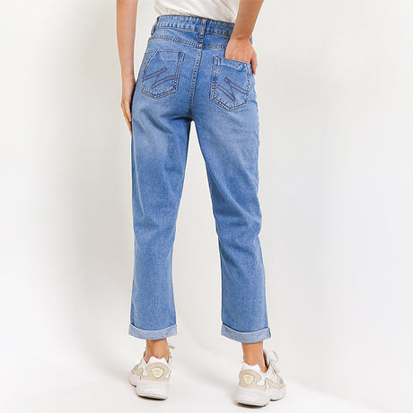 Hush Puppies Pakaian Denim Wanita Alandra In Medium Blue