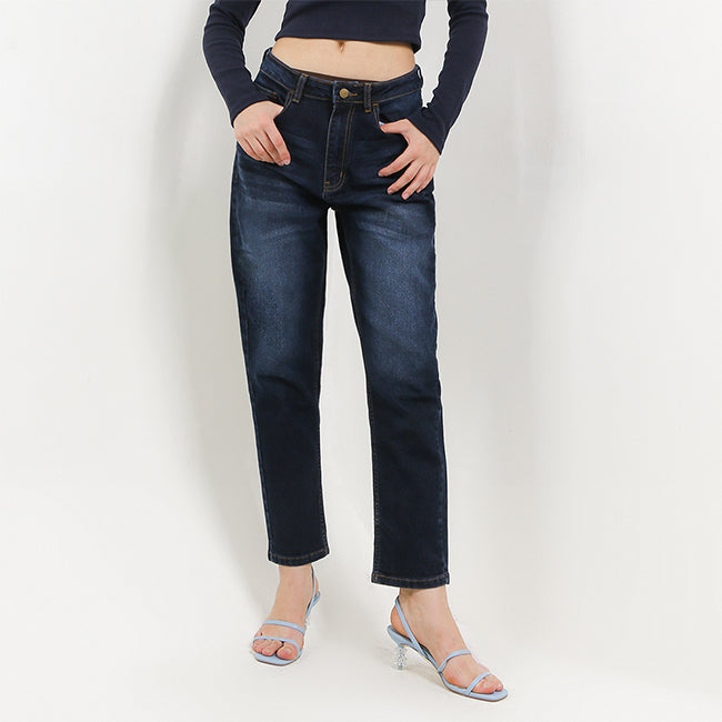 Hush Puppies Pakaian Wanita Denim Elodia In Dark Blue