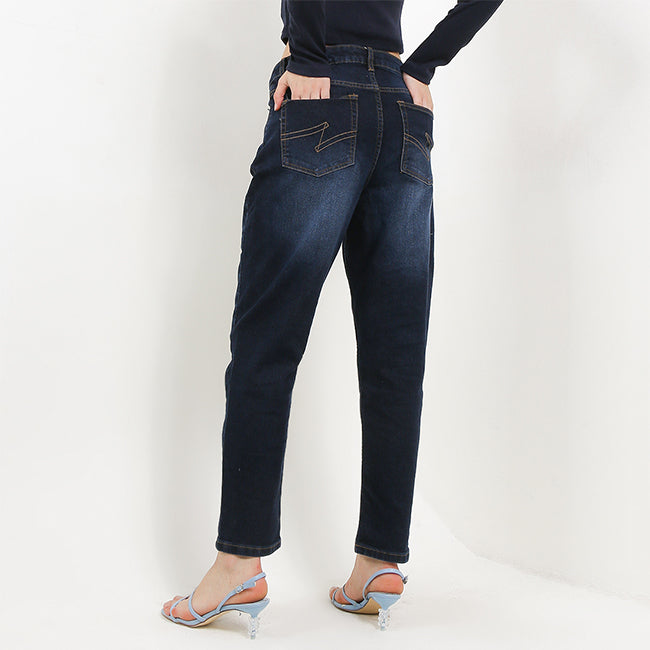 Hush Puppies Pakaian Wanita Denim Elodia In Dark Blue